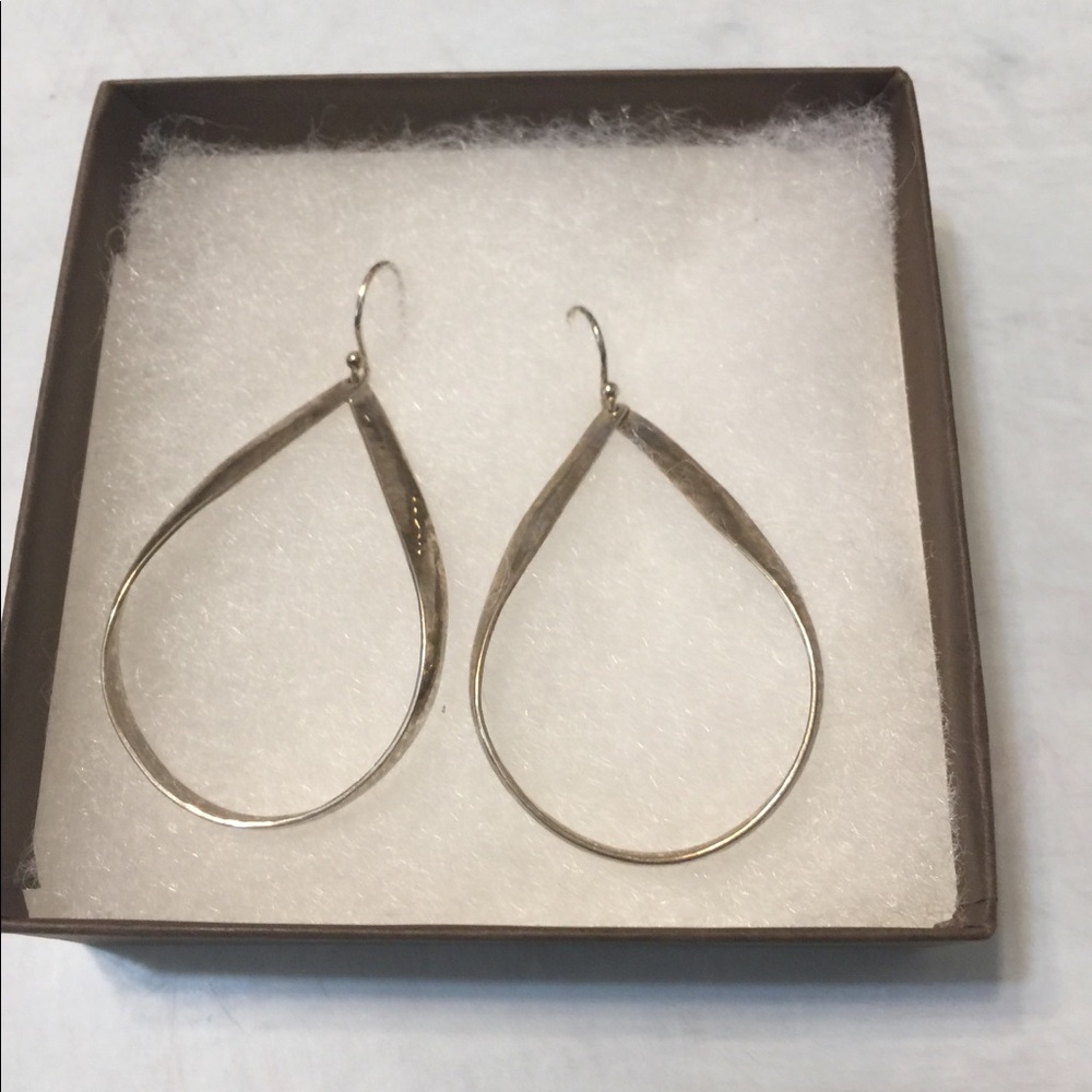 Silver earrings